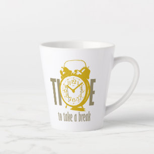 Taza De Café Latte Romper la barba