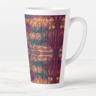 Taza De Café Latte Rompiendo