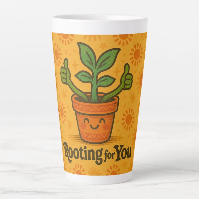 Taza De Café Latte Rooting for You (Anverso)