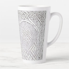 Taza De Café Latte Rosa celta A