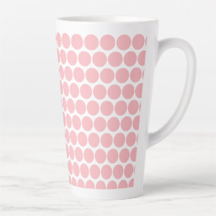 Taza De Café Latte Rosa de cristal de color de verano de primavera