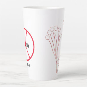 Taza De Café Latte Rosa Dorado Floral Fe Cristiana Mateo 6 Esperanza 