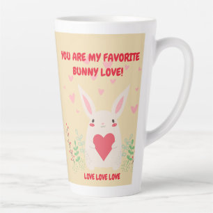 Taza De Café Latte Rosa rojo eres mi amor conyugal de San Valentín