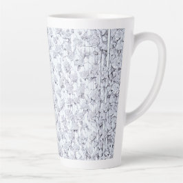 Taza De Café Latte Rosas blancas A