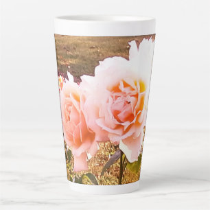TAZA DE CAFÉ LATTE ROSES DE PINK