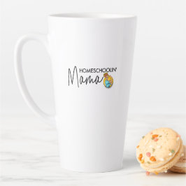 Taza De Café Latte "Rosie" Homeschoolin Mama Latte Mug