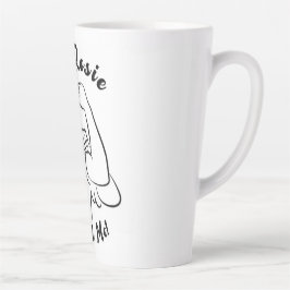 Taza De Café Latte Rosie Raised Década - Imagen de lienzo