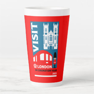 Taza De Café Latte Royal Coronation Year 2023 Londres
