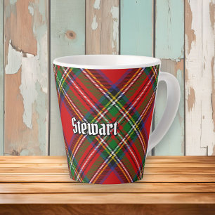 Taza De Café Latte Royal Stewart Tartán