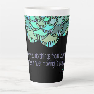 Taza De Café Latte Rumi River In You Cita