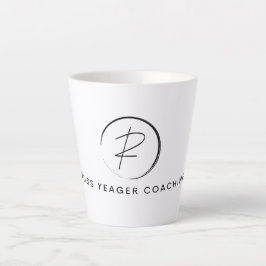Taza De Café Latte Russ Yeager Coaching Signature Logo