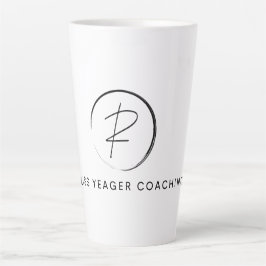 Taza De Café Latte Russ Yeager Coaching Signature Logo