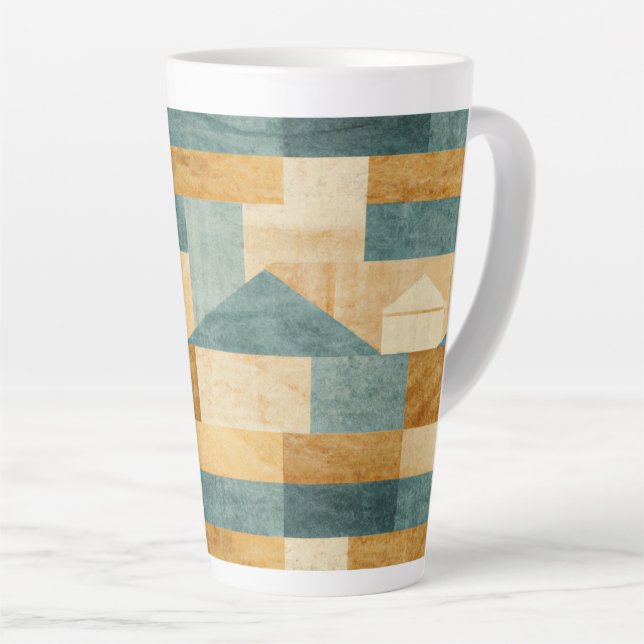 Taza De Café Latte Rústico/Cabina/Lodge/Mountain (Ángulo derecho)