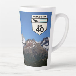 Taza De Café Latte Ruta 40 la unidad clásica