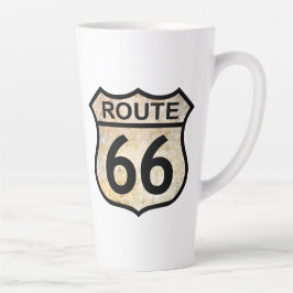 Taza De Café Latte Ruta 66