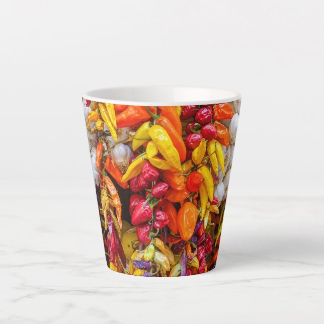 Taza De Café Latte Sabores mediterráneos (Anverso)