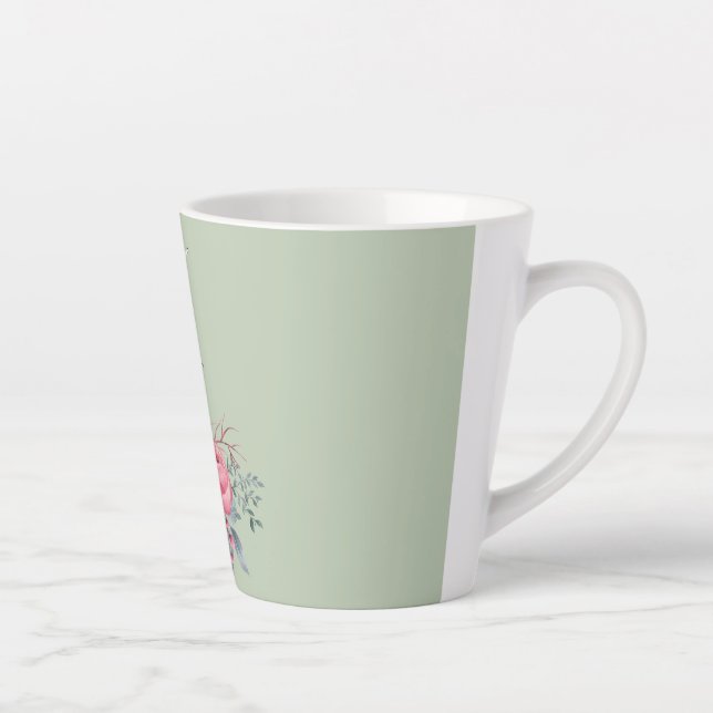 Taza De Café Latte Sage Latte Mug (Derecha)