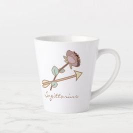 Taza De Café Latte Sagittarius Zodiac Boho Coffee Mug