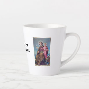 TAZA DE CAFÉ LATTE SAINT JOSEPH REZA POR NOSOTROS #2