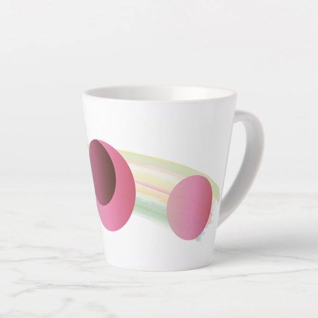 Taza De Café Latte sakura (Ángulo derecho)