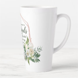 Taza De Café Latte Salmo 147:3 Latte Mug