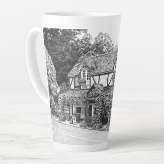 Taza De Café Latte 'Salón de té de la señorita Marple' - Latte Mug