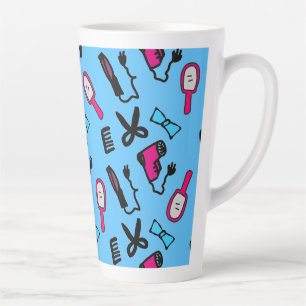 TAZA DE CAFÉ LATTE SALÓN ESTILOSO