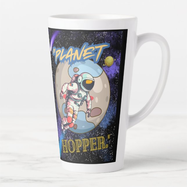 Taza De Café Latte Saltador de planetas  (Derecha)