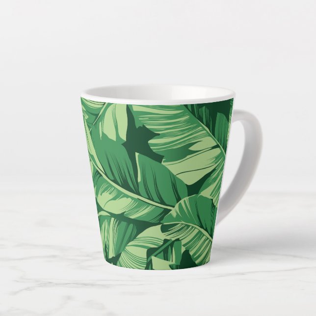Taza De Café Latte Saltos de plátano 2 (Ángulo derecho)