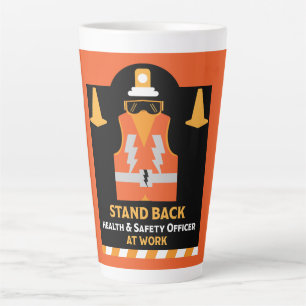 Taza De Café Latte Salud Y Seguridad Divertidas NEBOSH Oficial