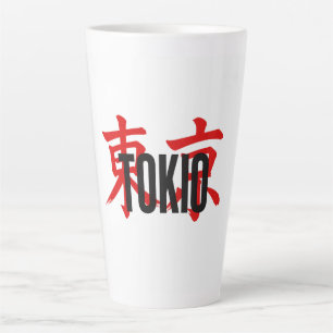Taza De Café Latte samurái de Tokio