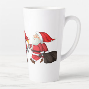 Taza De Café Latte Santa Claus
