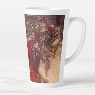 Taza De Café Latte Santa Claus Arthur Rackham