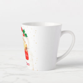 Taza De Café Latte Santa Navidades Distancia Social Merry Personal