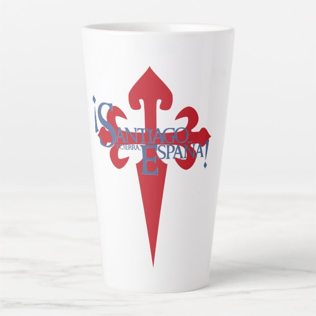 Taza De Café Latte Santiago (Anverso)