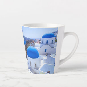Taza De Café Latte Santorini