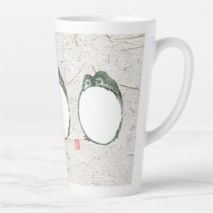 Taza De Café Latte Sapo Rana Japonés Gruñón Siglo XIX