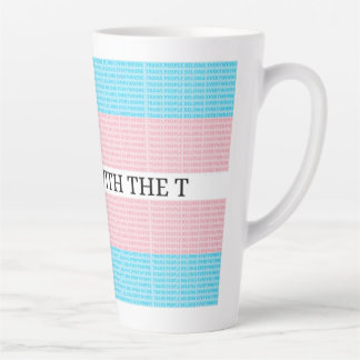 Taza De Café Latte Sapphics con la taza de Latte T - Versión 4.0