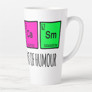 Taza De Café Latte Sarcasmo Elementos Primarios De La Ciencia Del Hum