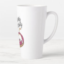 Taza De Café Latte Sassy Cat Cocktail Pegatina