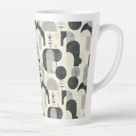 Taza De Café Latte Scandi Motif No. 2 |