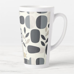 Taza De Café Latte Scandi Motif No. 3  