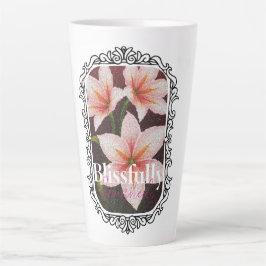 Taza De Café Latte Scarlet Blossom