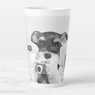 Taza De Café Latte Schnauzer con cámara