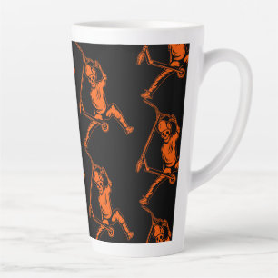 Taza De Café Latte Scooters de Trick de Estilo Libre
