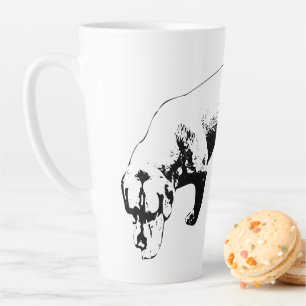 Taza De Café Latte Scout otoñal en tinta