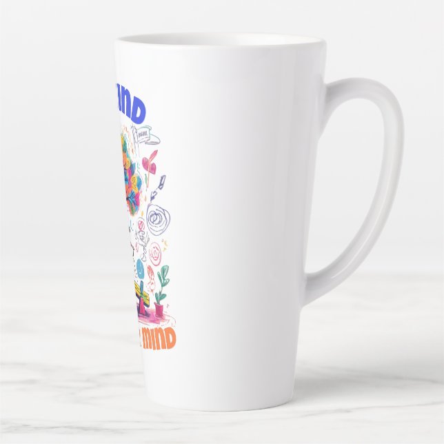 TAZA DE CAFÉ LATTE SÉ AMABLE CON TU MENTE (Derecha)