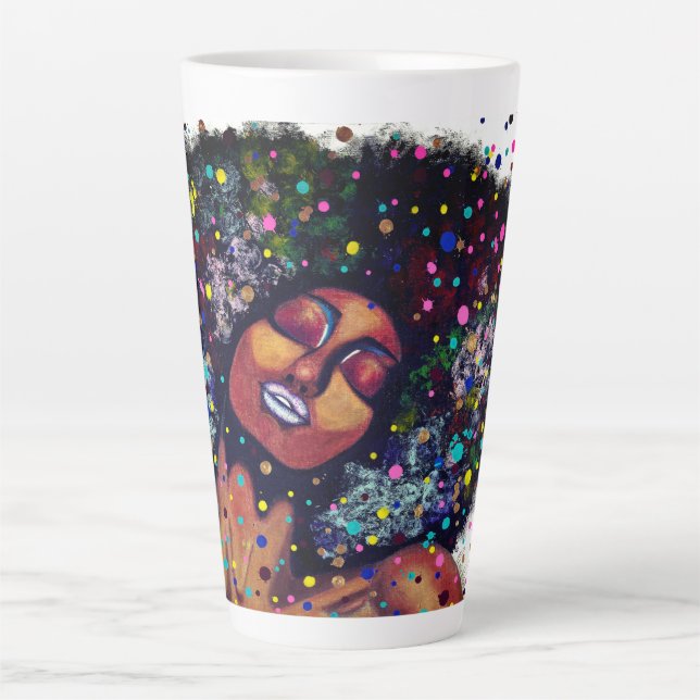 Taza De Café Latte Se siente bien - (Anverso)