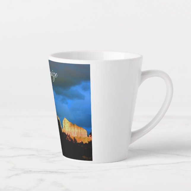 Taza De Café Latte Sedona Red Rocks Thunder_Cove (Derecha)
