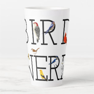Taza De Café Latte Selección de nervio de pájaro dos